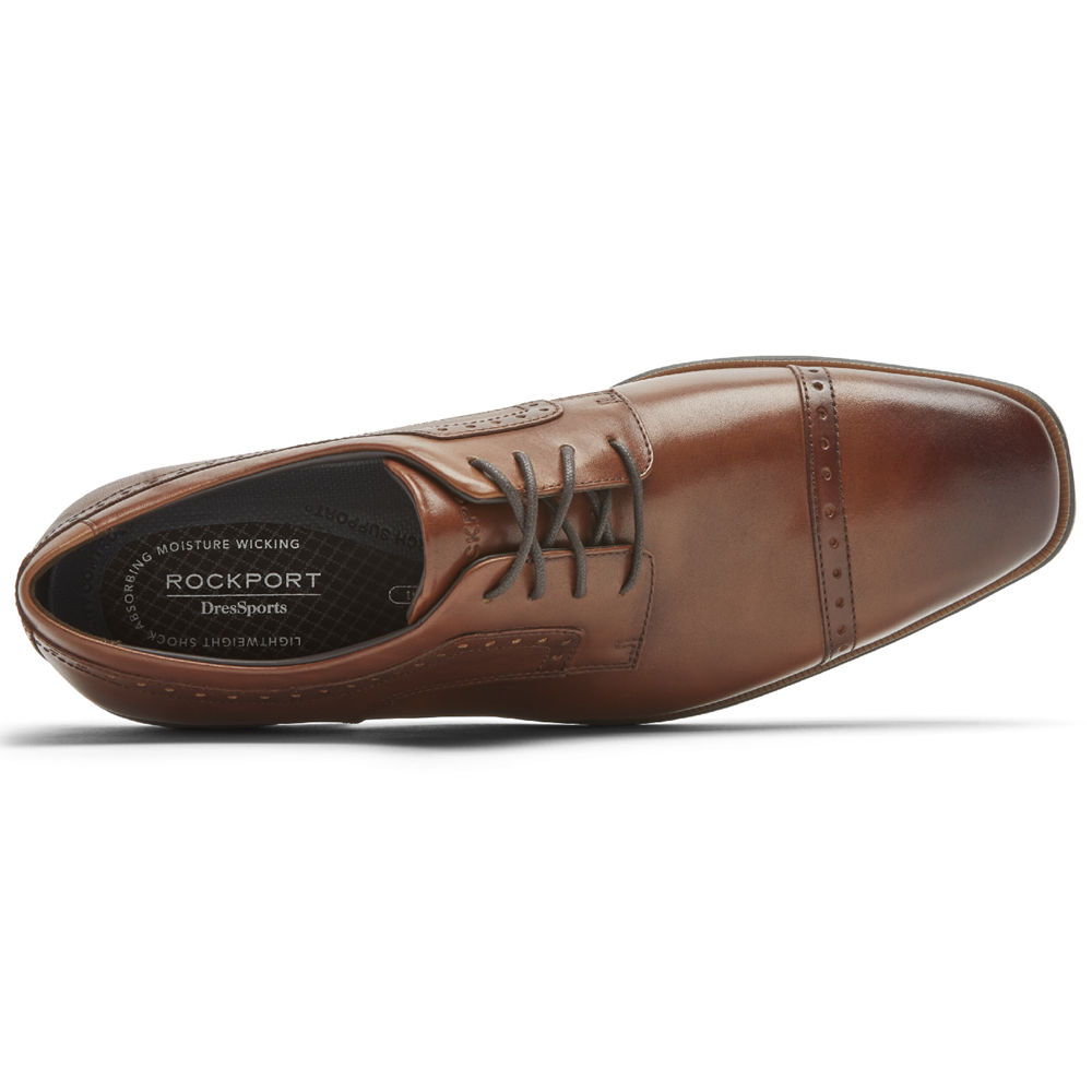 Oxfords Rockport Homem Marrom - Farrow Cap Toe - 03467JMDP